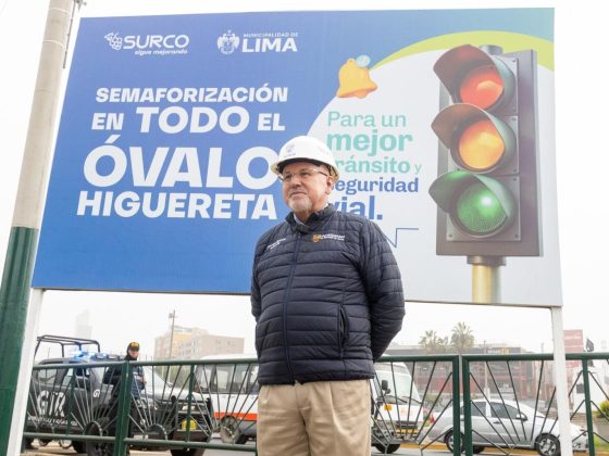 Semaforización del Óvalo Higuereta beneficiará a 6 mil peatones por hora