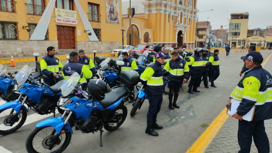 Municipalidad de Surco recibe 25 motos de la MML para reforzar la seguridad ciudadana