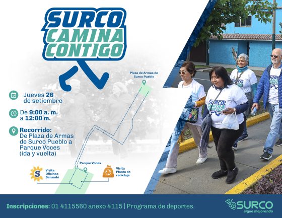 Surco refuerza lazos de la comunidad con actividades de interés cultural y del cuidado del medio ambiente