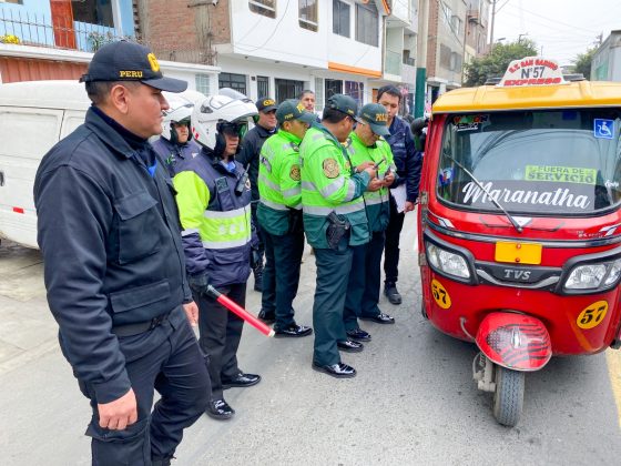 Operativo de verificación y fiscalización migratoria en Santiago de Surco