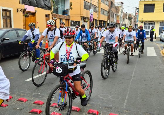 Surco se activa sobre ruedas con la Bicicleteada 15K