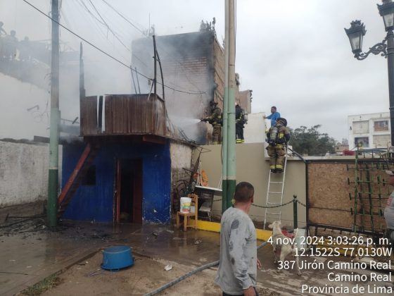 Municipio de Surco brinda ayuda a familias damnificadas por incendio