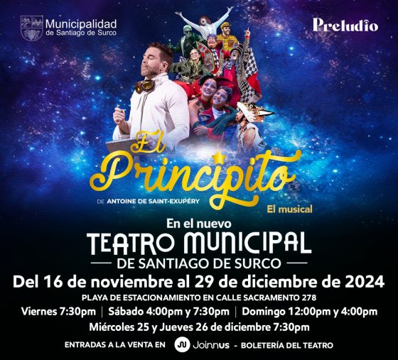 Surco presenta “El Principito: El Musical” para cautivar a toda la familia