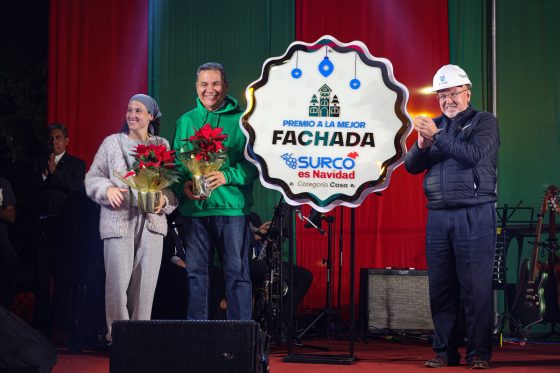 Municipalidad de Surco premia a los ganadores del “Concurso de Fachadas Navideñas” en la Calle Monte Umbroso