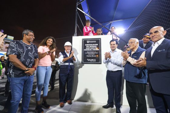 Inauguran el renovado complejo deportivo José Carlos Carvajal, el más grande y completo de Santiago de Surco