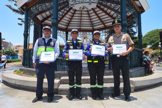 Municipio de Surco reconoce labor del personal de la Gerencia de Seguridad Ciudadana y de la Policía Nacional